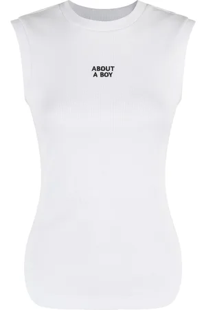 ERIKA CAVALLINI Tanktop i bomuld med tryk
