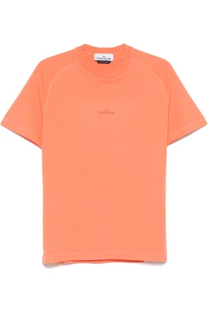 Stone Island T-shirt i jersey med økologisk tryk