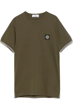 Stone Island T-shirt med kompas-mærke