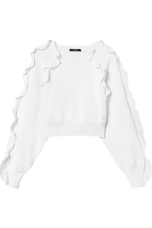 Twin-Set Sweater med flæsedetalje
