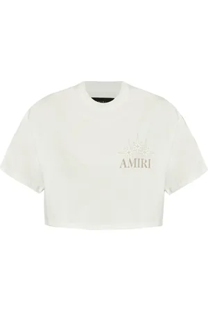 AMIRI Cropped T-shirt med logotryk