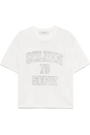 Golden Goose T-shirt med logotryk