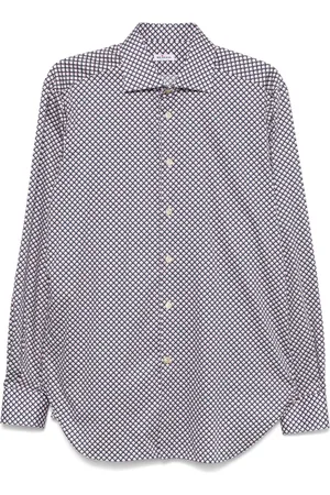 Kiton Skjorte med grafisk tryk