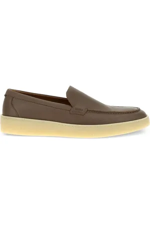 HUGO BOSS Loafers i grynet læder