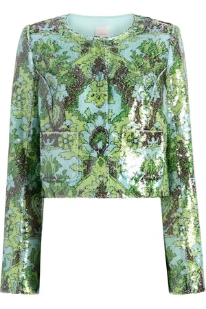 Cinq A Sept Damask Aspen jakke med pailletter