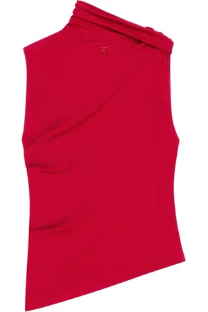 Courrèges Asymmetrisk top i jersey