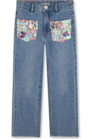 Billieblush Jeans med pailletudsmykning
