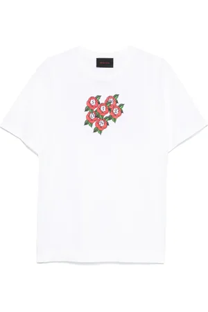 Simone Rocha T-shirt med rosetryk