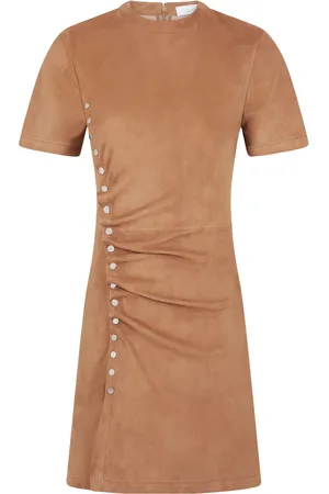 Paco rabanne Kort kjole med samledetalje