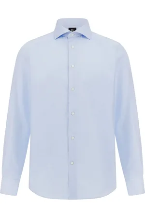 Boggi Milano Houndstooth-mønstret skjorte