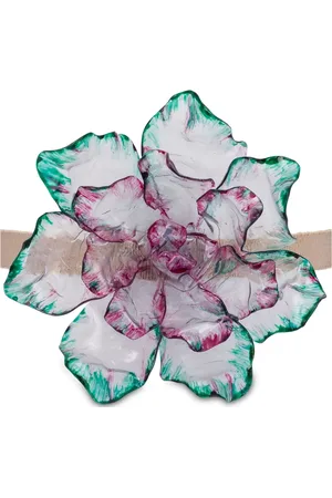 Alberta Ferretti Choker-halskæde med blomster