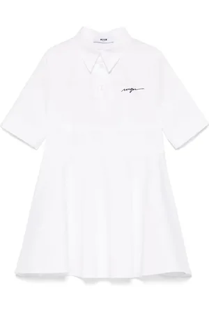 Msgm Kjole med broderet logo