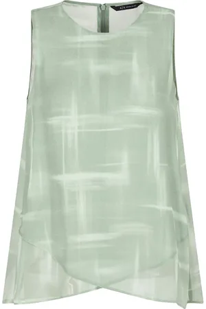 Armani Exchange Bluse med akstrakt tryk