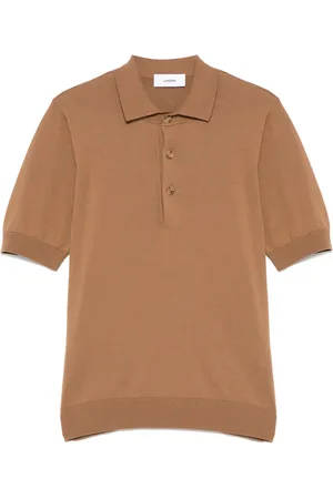 LARDINI Finstrikket polo