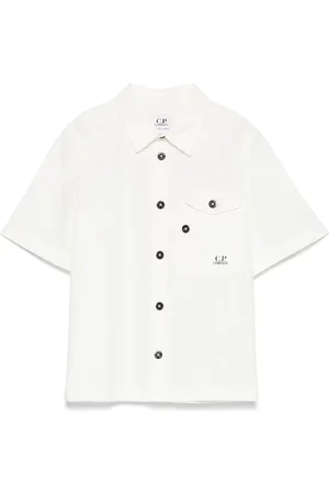 C.P. Company Skjorte med logotryk
