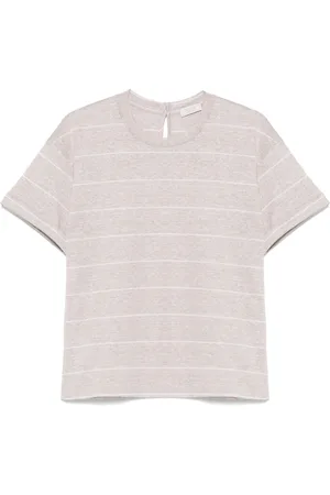 PESERICO SIGN Stribet T-shirt