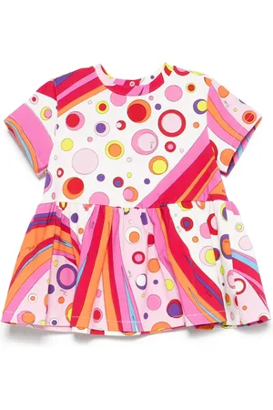 PUCCI Junior Kjole med solid tryk
