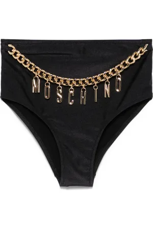 Moschino Bikiniunderdel med bogstav-vedhæng