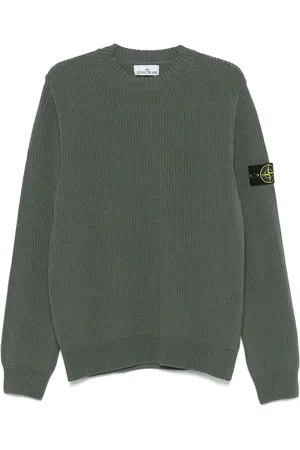 Stone Island Sweater med kompasmærke
