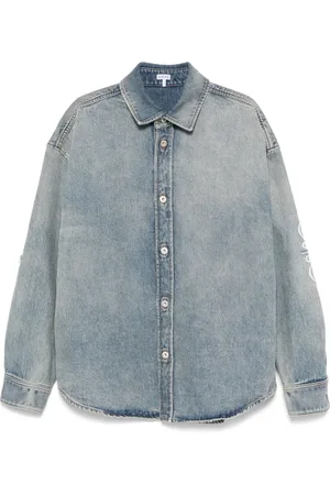 Loewe Skjorte i denim med anagram