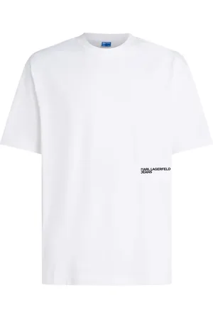 Karl Lagerfeld T-shirt med grafisk tryk