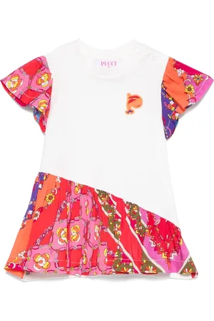 PUCCI Junior T-shirt med Festa-tryk