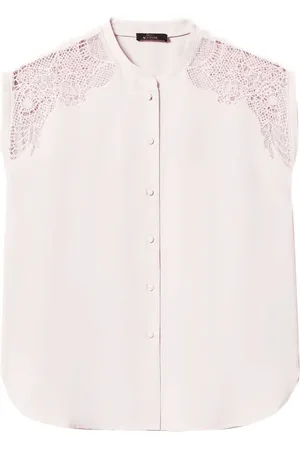 Twin-Set Skjorte i twill med broderi