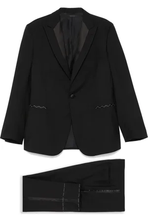 BRIONI Jakkesæt med satin-detalje