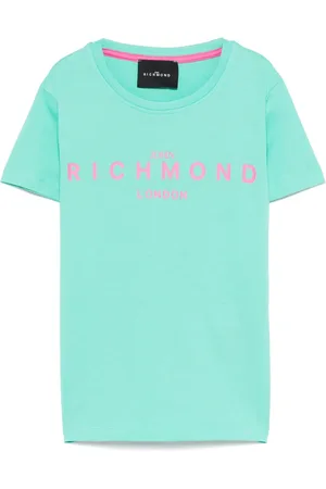 John Richmond T-shirt med logotryk