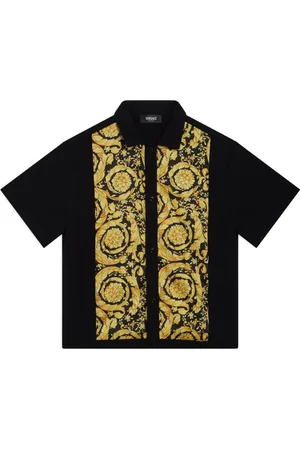 VERSACE Skjorte med baroktryk