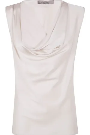 D.EXTERIOR Tanktop med draperet detalje