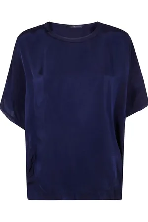 High T-shirt med brede ærmer