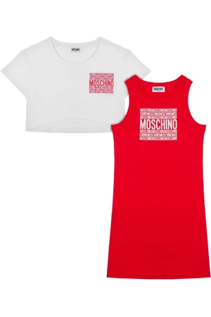 Moschino Sæt med kjole og T-shirt med logotryk