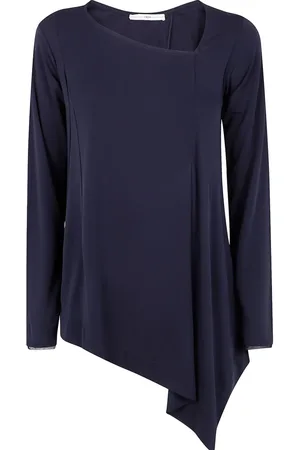 High Asymmetrisk bluse