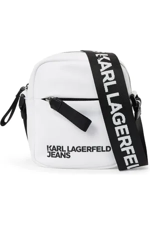 Karl Lagerfeld Messenger-taske med præget logo