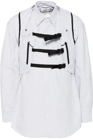 DOUBLET Stribet skjorte