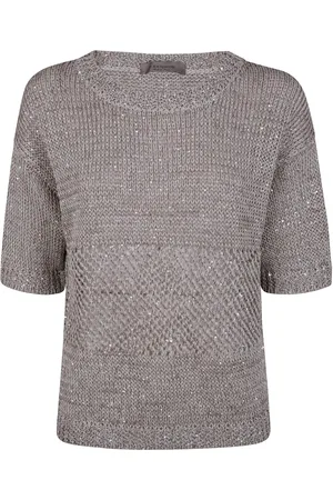 D.EXTERIOR Sweater i hør