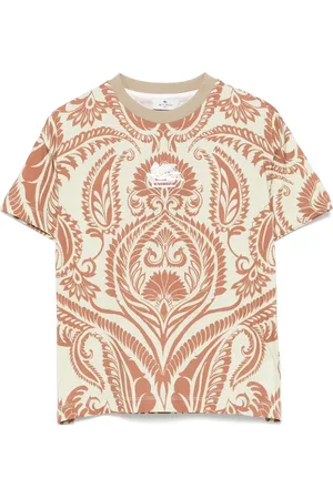 Etro T-shirt med paisleytryk