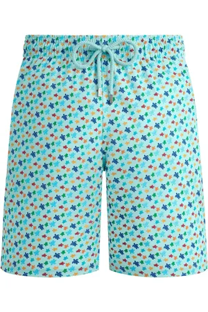 Vilebrequin Badeshorts med Ronde Des Tortues Rainbow-tryk