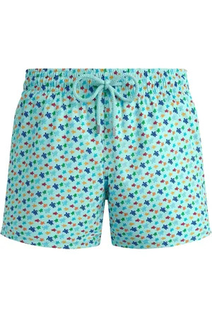 Vilebrequin Badeshorts med Ronde Des Tortues Rainbow-tryk