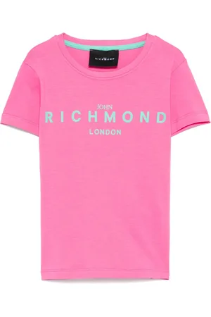 John Richmond T-shirt med logotryk