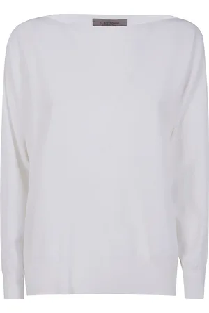 D.EXTERIOR Sweater med bådudskæring