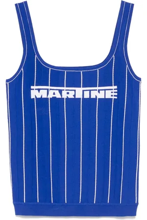 MARTINE ROSE Vest med logotryk