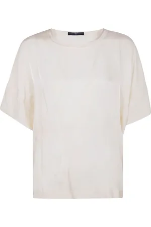 High T-shirt med brede ærmer