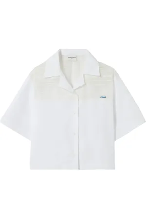 Claudie Pierlot Skjorte med broderet logo
