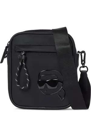 Karl Lagerfeld Ikon crossbody-taske med tonet tryk