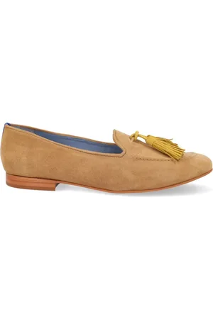 Blue Bird Loafers i ruskind med kvaster