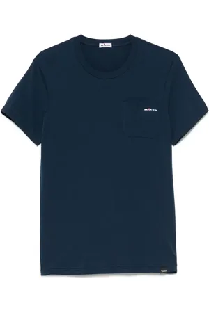 Kiton T-shirt med logobroderi