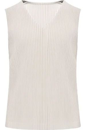 Issey Miyake Plisseret tanktop