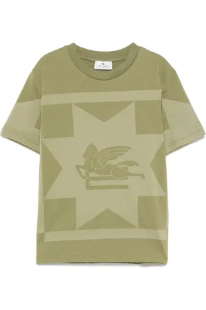 Etro T-shirt med Pegaso-tryk